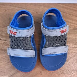 New Little Kids Teva Psyclone XLT 1019538 Blue Outdoor Sandals Shoes‎ Size 8 C